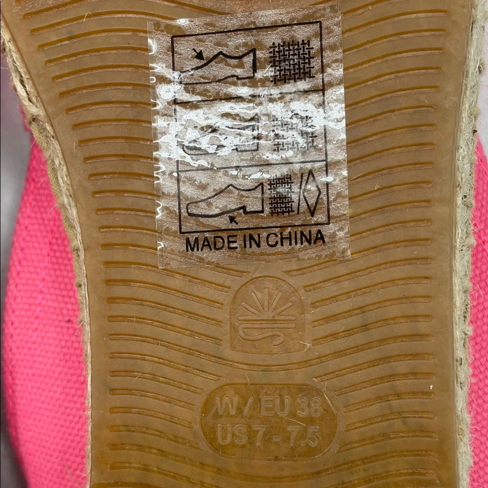 NEW! Soludos The Original Dali Espadrilles In Bubblegum Pink Canvas. 7-7.5
